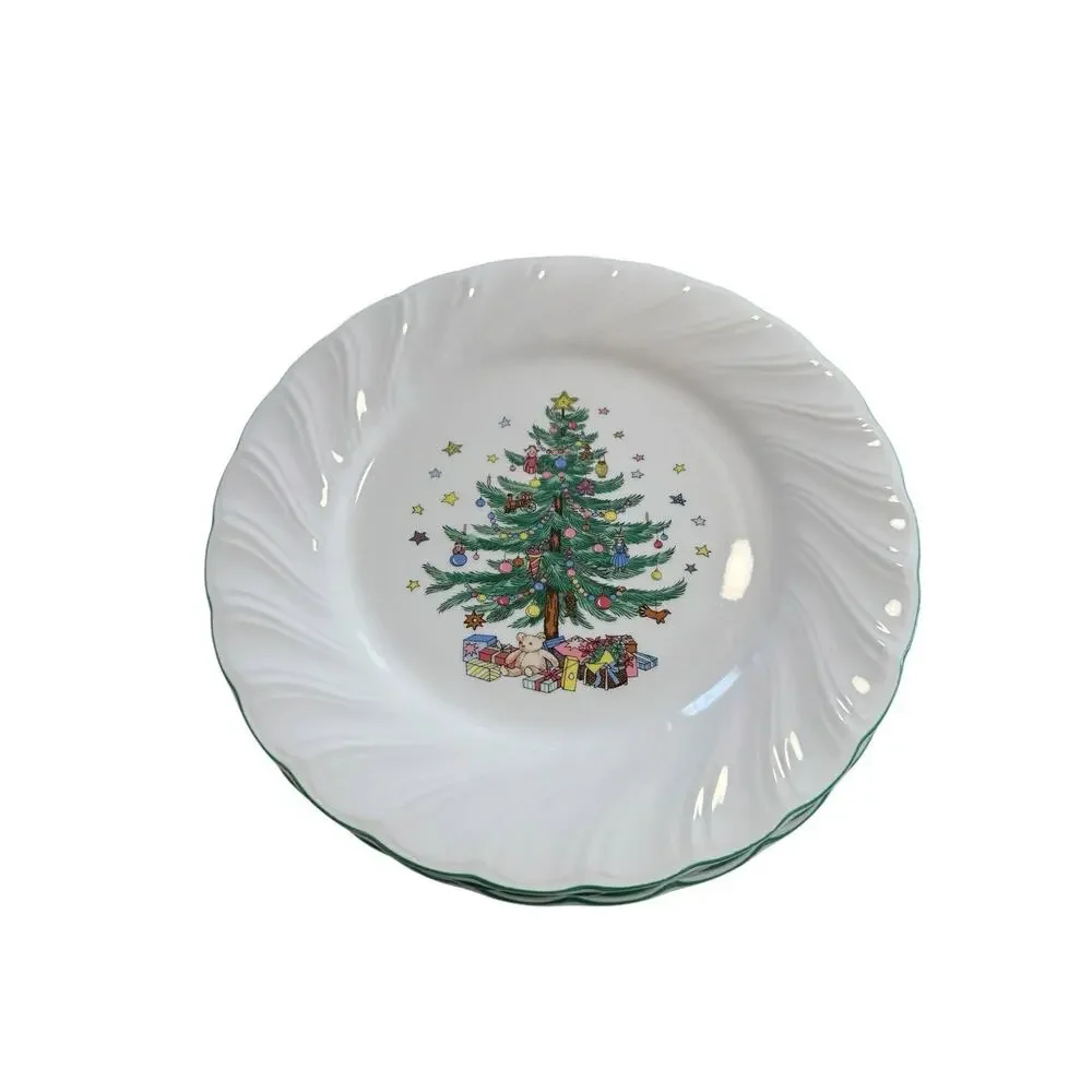 Nikko Happy Holidays Dinner Plates 10.5